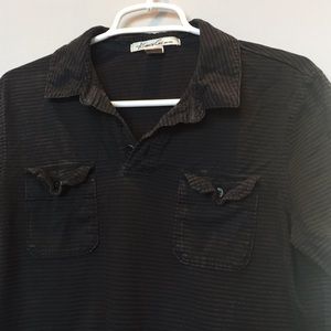 Kenneth Cole striped polo